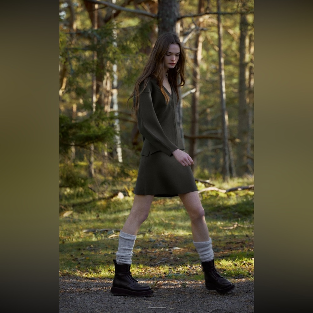 Zara knit mini skirt